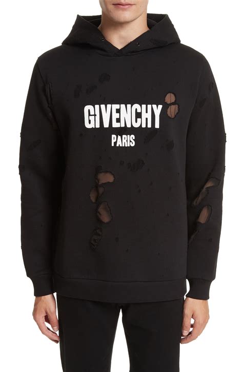 givenchy distressed hoodie price